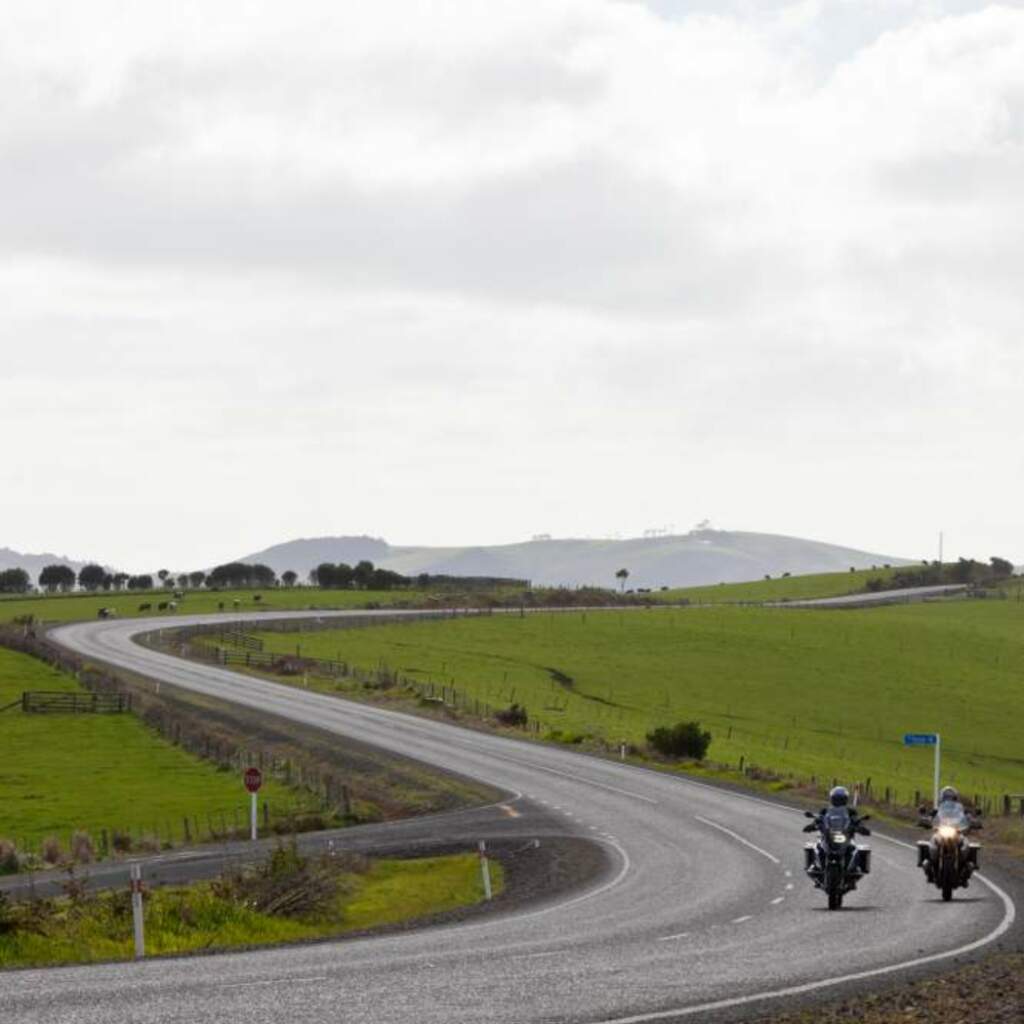 Motorradreisen Neuseeland Coromandel-Halbinsel atemberaubender Blick